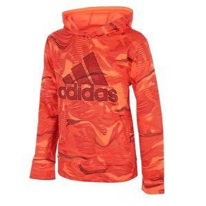 ADIDAS Orange Boys Hoodie L
